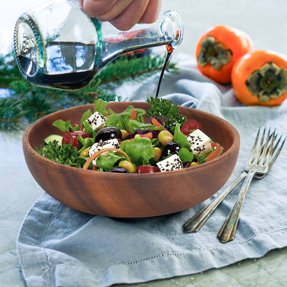 Wood Serving Bowls Wooden Snac - Meal Prep Bowl review and price