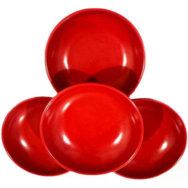 3Pcs Red And Black Round Melam - Sauce Dipping Cup review and price