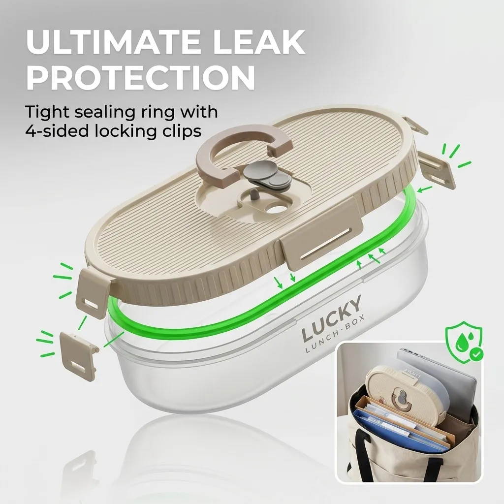 Portable Bento Lunch Box Set L - Meal Prep Or Prep Meal review and price