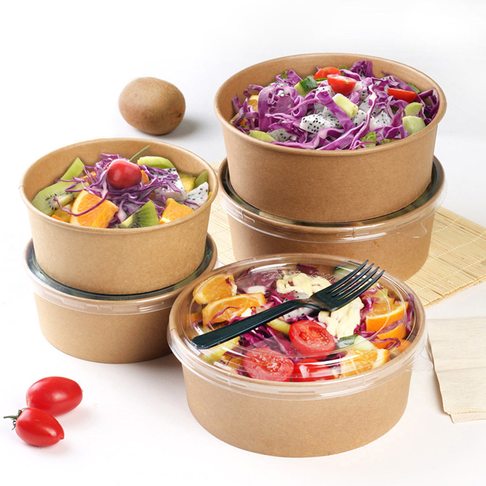 20pcs Kraft Paper Bowls Meal P - Meal Prep Bowl review and price