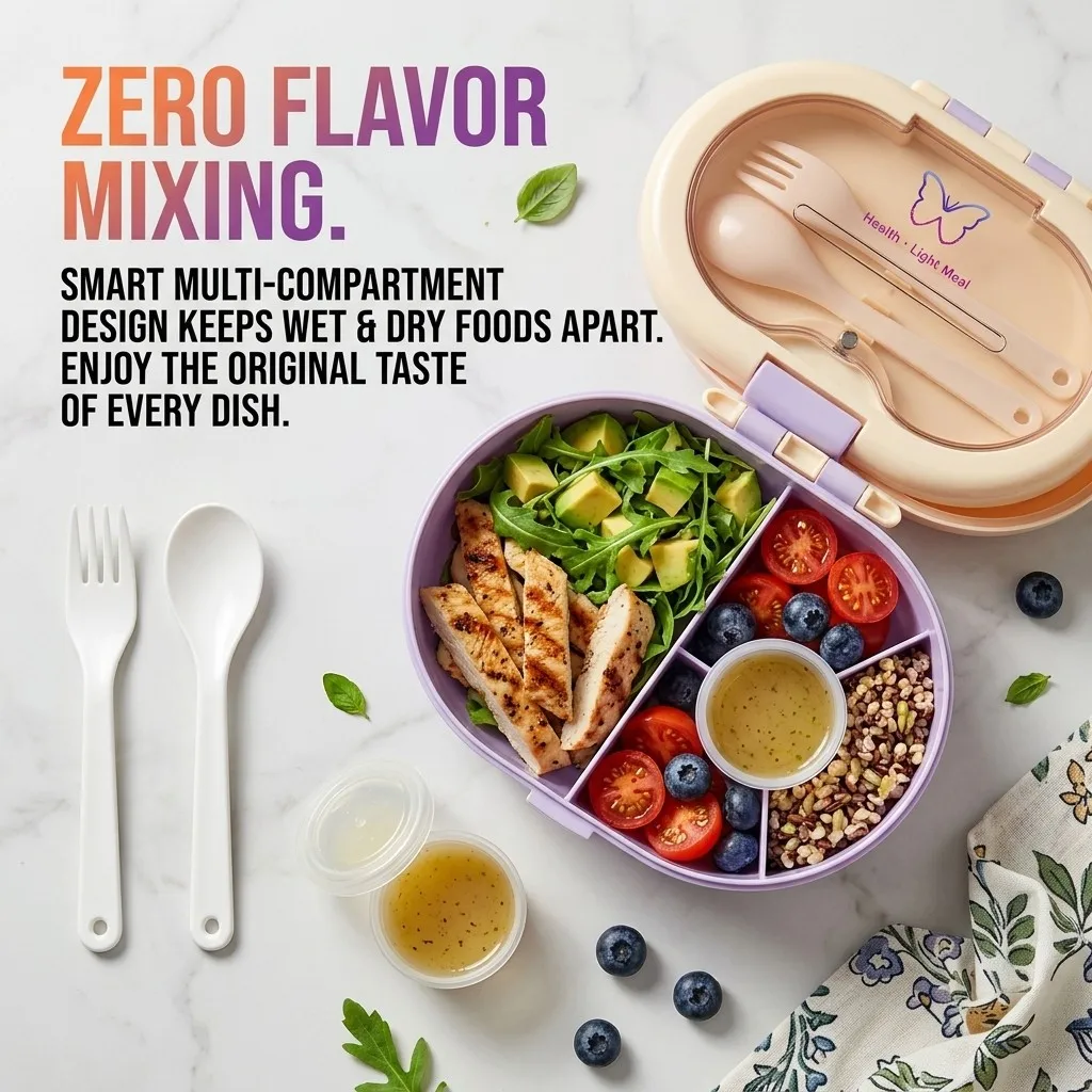 Plastic Divided Bento Box Stud - Meal Prep Or Prep Meal review and price