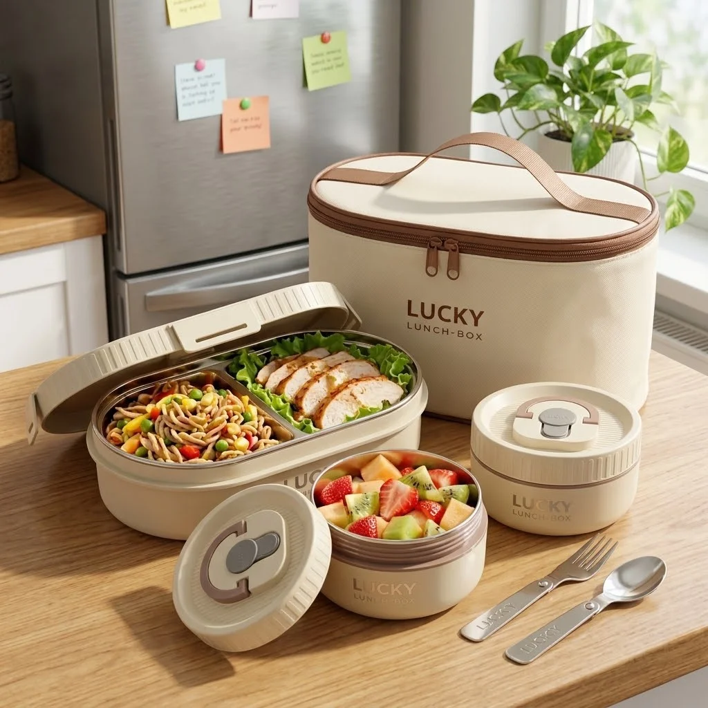 304 Stainless Steel Bento Box  - Meal Prep Or Prep Meal review and price